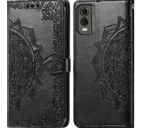 imoshion imoshion Etui de téléphone portefeuille Mandala Nokia C32 Noir Noir