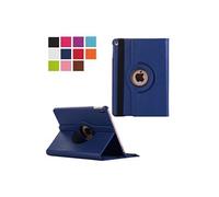 Housse Tablette XEPTIO Housse nouvel Apple iPad Pro 10.5 pouces 2017 / 2018 Wifi - 4G/LTE Cuir Style bleue navy - Etui coque bleu foncé de protection 360 degrés tablette