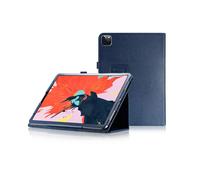Housse Nouvel Apple Ipad Pro 12,9 2020 Wifi - 4g/Lte Bleue - Etui Bleu Coque De Protection Stand Tablette New Ipad Pro 12.9 Pouces 2020 - Accessoires Pochette Xeptio !