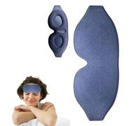 Housse opaque pour dormir avec les yeux bandés, respirant, pour dormir, contour, léger, pour les voyages, la sieste, la méditation