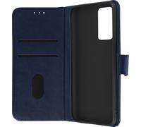 Housse Oppo A16 et A16s Clapet Portefeuille Fonction Support vidéo bleu nuit