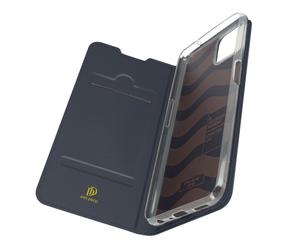 Housse Oppo A73 5G Porte-carte Fonction Support Dux Ducis bleu nuit