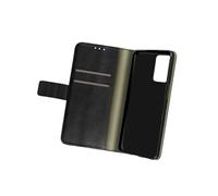 Housse Oppo A74 5G et A54 5G Aspect Grainé Clapet Portefeuille Stand Vidéo Noir