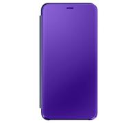 Housse Oppo Find X3 Lite Clapet translucide Miroir Support Vidéo violet