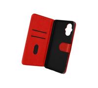 Housse Oppo Reno 8 Lite 5G Clapet Portefeuille Fonction Support Vidéo Rouge