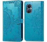Housse Oppo Reno 8 Lite - Similicuir - imoshion Housse à rabat - Turquoise