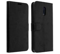 Housse Oppo Reno - AVIZAR - Étui folio - Éco-cuir - Support vidéo - Porte cartes noir