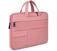 Housse Ordinateur 13 Pouces, Multi Compartiment pour MacBook Air 13 M1-M5 Neo - Rose