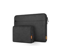Inateck Housse de Protection 15-15,6 Pouces avec Poche, Noir | Compatible avec Chromebook Notebook Ultrabook, résistant aux éclaboussures