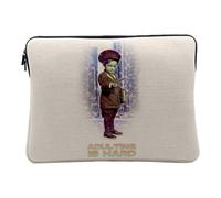 Housse Ordinateur et Tablette Aspect Lin - Adulting is Hard Collage Vintage Illustration Art Humour Parodie - 12-13 Pouces Pochette de Protection PC Portable Imprimé en France