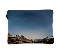 Housse Ordinateur et Tablette Aspect Lin - Etoile filante sous Les Montagnes - 10 Pouces Pochette de Protection PC Portable Imprimé en France