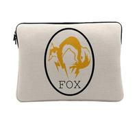Housse Ordinateur et Tablette Aspect Lin - Fox Geek Jeux Video Film Forces Spéciales - 12-13 Pouces Pochette de Protection PC Portable Imprimé en France