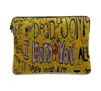 Housse Ordinateur et Tablette Aspect Lin - Graffiti I Loved You Je t'Ai Aimé - 12-13 Pouces Pochette de Protection PC Portable Imprimé en France