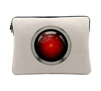 Housse Ordinateur et Tablette Aspect Lin - Hal 9000 Geek Espace Science Fiction Film - 12-13 Pouces Pochette de Protection PC Portable Imprimé en France