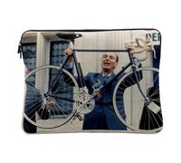 Housse Ordinateur et Tablette Aspect Lin - Jacques Chirac Velo President France - 10 Pouces Pochette de Protection PC Portable Imprimé en France