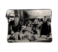 Housse Ordinateur et Tablette Aspect Lin - La Traversee De Paris Louis De Funes Bourvil Jean Gabin Je M en Souviendrai Ce Cochon Film Francais - 14-15 Pouces Pochette Protection PC Portable Imprimé