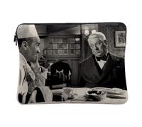 Housse Ordinateur et Tablette Aspect Lin - Le Gentleman D'Epsom Jean Gabin Louis De Funes Film Francais - 10 Pouces Pochette de Protection PC Portable Imprimé en France