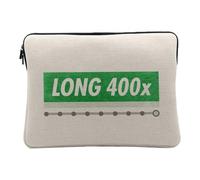 Housse Ordinateur et Tablette Aspect Lin - Long 400x Crypto Currency Trading Blockchain Finance Business Bitcoin Humour - 12-13 Pouces Pochette de Protection PC Portable Imprimé en France