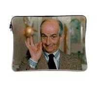 Housse Ordinateur et Tablette Aspect Lin - Louis De Funes Acteur Francais Comedie - 12-13 Pouces Pochette de Protection PC Portable Imprimé en France