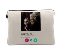 Housse Ordinateur et Tablette Aspect Lin - Mary Shaw Ventriloquist Movie Horror Meeting Love - 14-15 Pouces Pochette de Protection PC Portable Imprimé en France