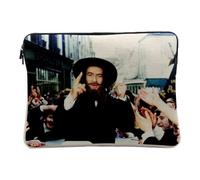 Housse Ordinateur et Tablette Aspect Lin - Rabbi Jacob Louis de Funes Film France - 12-13 Pouces Pochette de Protection PC Portable Imprimé en France