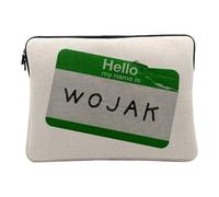 Housse Ordinateur et Tablette Aspect Lin - Wojak Meme Crypto Currency Trading Blockchain Internet Humour - 14-15 Pouces Pochette de Protection PC Portable Imprimé en France