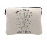 Housse Ordinateur et Tablette Aspect Lin - Your Fortune, As Told by The Stars - 14-15 Pouces Pochette de Protection PC Portable Imprimé en France