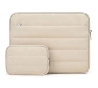 Housse Ordinateur Portable 13 Pouces Multi Espace pour MacBook Neo Air 13 M1-M5 - Beige