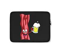 Housse Ordinateur Portable Amour De La Bière Et du Bacon Pochette De Protection Laptop Sleeve Antichoc Étanche Housse De Protection Ordinateur 15In, pour Hommes, Ordinateur Portable