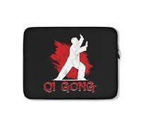 Housse Ordinateur Portable Arts Martiaux Chinois Kung Fu Qi Gong Housse pour Ordinateur Portable Facile À Transporter Moderne Ordinateur Portable Sacoche 15In, pour Femmes, Netbook