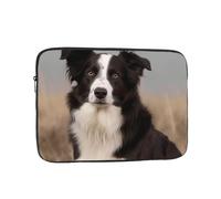 Housse Ordinateur Portable Border Collie Pochette De Protection Laptop Sleeve Étanche Moderne Sacoche Ordinateur, pour Netbook, Femmes, Ordinateur Portable, 15In