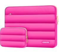 Housse Ordinateur Portable Bouffi 13-13,3 Pouces, Compatible Avec Macbook Air 13 13,6 M4 M3 M2 M1/Pro 13/Pro 14,Hp,Dell,Asus, Lenovo, Pochette Horizontal Polyester Avec Petit Sac,R[ZHB0893]