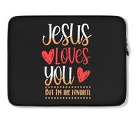 Housse Ordinateur Portable Christianisme Catholique Jésus Vous Aime Ordinateur Portable Sacoche À La Saleté Antichoc Housse De Protection Ordinateur 15In, pour Hommes, Femmes