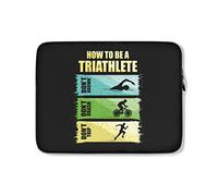 Housse Ordinateur Portable Comment Devenir Un Triathlète Triathlon Housse pour Ordinateur Portable Étanche Facile À Transporter Housse De Protection Ordinateur 15In, pour Femmes, Netbook