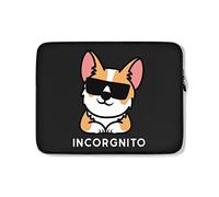 Housse Ordinateur Portable Corgi Incognito Ordinateur Portable Sacoche Moderne À La Saleté Pochette De Protection Laptop Sleeve 15In, pour Netbook, Ordinateur Portable