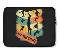 Housse Ordinateur Portable Course Libre Vintage Amusante De Parkour Ordinateur Portable Sacoche À La Saleté Antichoc Housse De Protection Ordinateur 15In, pour Femmes, Netbook