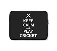Housse Ordinateur Portable Cricket Baseball Sports Housse De Protection Ordinateur À La Saleté Moderne Pochette De Protection Laptop Sleeve 15In, pour Femmes, Netbook
