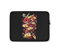 Housse Ordinateur Portable Dragon Traditionnel Chinois Housse pour Ordinateur Portable Antichoc Étanche Ordinateur Portable Sacoche 15In, pour Hommes, Netbook