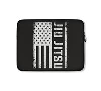 Housse Ordinateur Portable Drapeau Américain du Jiu Jitsu Brésilien Housse pour Ordinateur Portable À La Saleté Moderne Sacoche Ordinateur 15In, pour Hommes, Ordinateur Portable