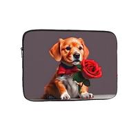 Housse Ordinateur Portable Empreintes De Chien De Gentleman Pochette De Protection Laptop Sleeve Étanche À La Saleté Housse pour pour Femmes, Hommes, 15In