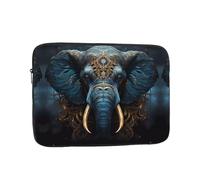 Housse Ordinateur Portable Empreintes D'Éléphants Étranges Pochette De Protection Laptop Sleeve À La Saleté Housse pour Ordinateur Portable, pour Ordinateur Portable, Femmes, Hommes, 15In