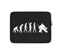 Housse Ordinateur Portable Évolution du Gardien De But De Hockey Housse pour Ordinateur Portable Moderne Housse De Protection Ordinateur 15In, pour Netbook, Ordinateur Portable
