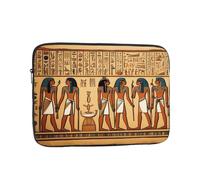 Housse Ordinateur Portable Gravures De Hiéroglyphes De L'Égypte Ancienne Pochette De Protection Laptop Sleeve Étanche Sacoche Ordinateur, pour Femmes, Hommes, Ordinateur Portable, 15In