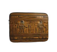 Housse Ordinateur Portable Gravures De Hiéroglyphes De L'Égypte Ancienne Pochette De Protection Laptop Sleeve Étanche À La Saleté Sacoche Ordinateur, pour Office, Netbook, Hommes, 15In