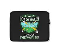 Housse Ordinateur Portable Il Faut Beaucoup De Balles pour Jouer Au Golf comme Je Le Fais Pochette De Protection Laptop Sleeve Moderne Housse De Protection Ordinateur 15In, pour Hommes