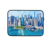 Housse Ordinateur Portable Impression De La Ligne De Manhattan À New York Ordinateur Portable Sacoche Antichoc À La Saleté Sacoche Ordinateur 15In, pour Hommes, Ordinateur Portable