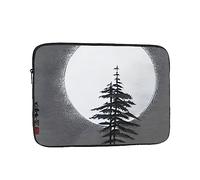 Housse Ordinateur Portable Impressions De Pins Lunaires Pochette De Protection Laptop Sleeve À La Saleté Housse De Protection Ordinateur, pour Femmes, Ordinateur Portable, Travel, 15In