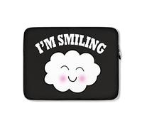 Housse Ordinateur Portable Je suis Un Nuage Souriant Mignon Housse De Protection Ordinateur À La Saleté Facile À Transporter Ordinateur Portable Sacoche 15In, pour Hommes, Netbook
