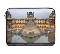Housse Ordinateur Portable Le Louvre À Paris Pochette De Protection Laptop Sleeve Facile À Transporter À La Saleté Housse pour Ordinateur Portable, pour Femmes, Hommes, Travel, 15In
