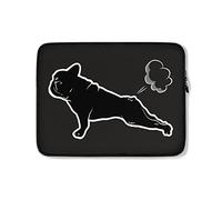 Housse Ordinateur Portable Le Pet du Bouledogue Français Est Drôle Housse pour Ordinateur Portable Antichoc Étanche Pochette De Protection Laptop Sleeve 15In, pour Netbook, Femmes